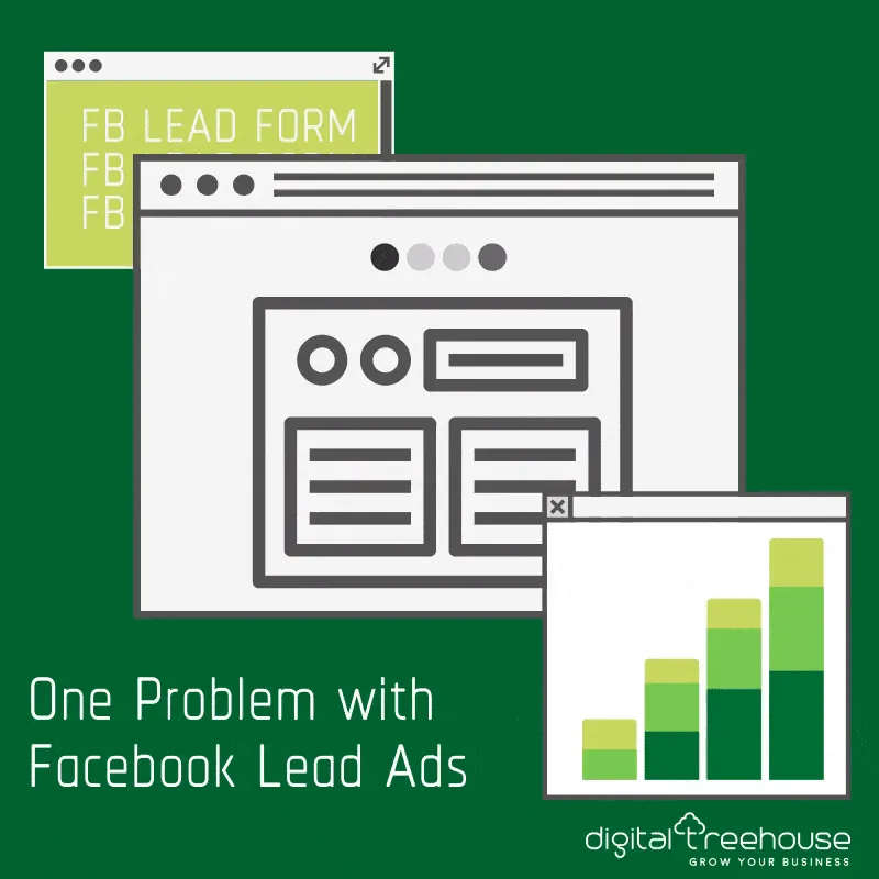 Featured image for One Problem with Facebook Lead Ads - Marketing article by DigitalTreehouse